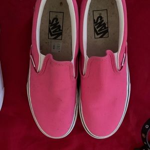 PINK VANS with holographic-flame
